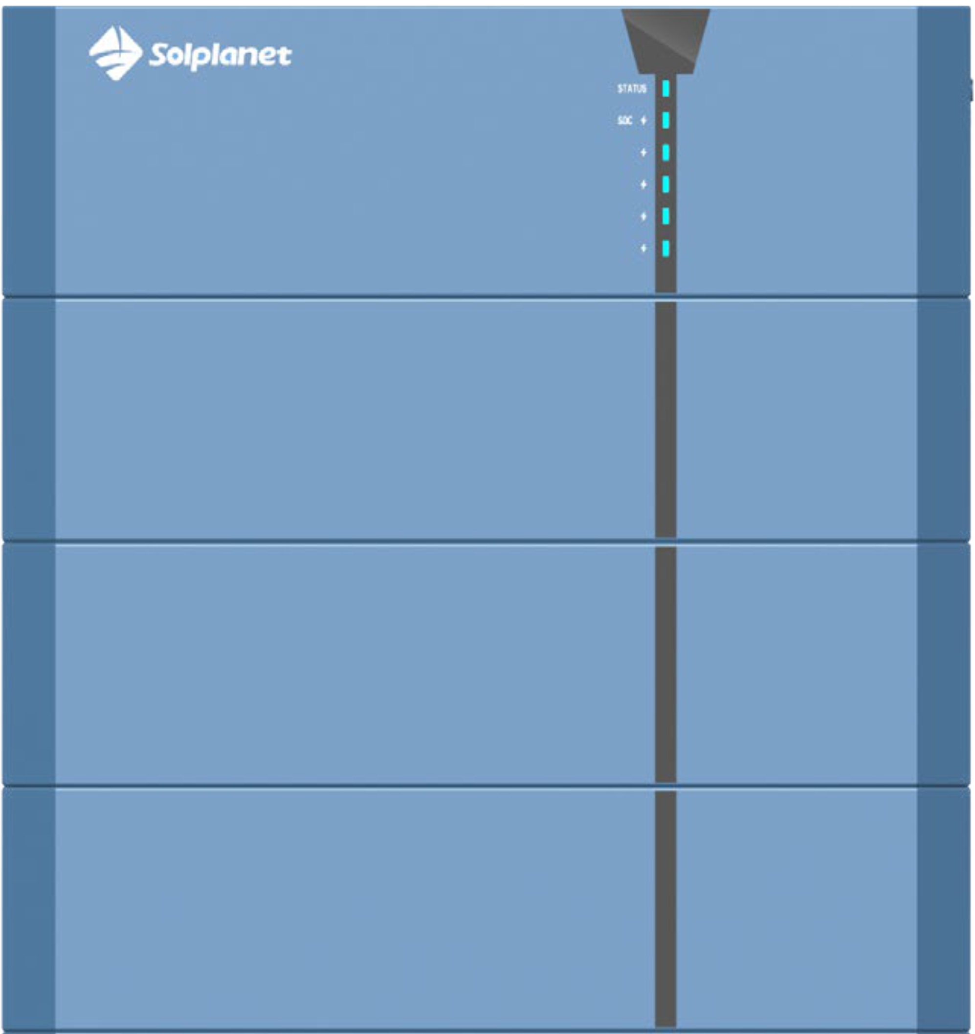 Solplanet - 7,68 kWh HV Heimspeicher, inkl. Batterie, BMS, Kabel