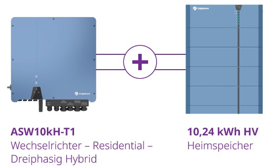 Solplanet - 10kW / 10kWh Speicher Set - Wechselrichter+Batterie